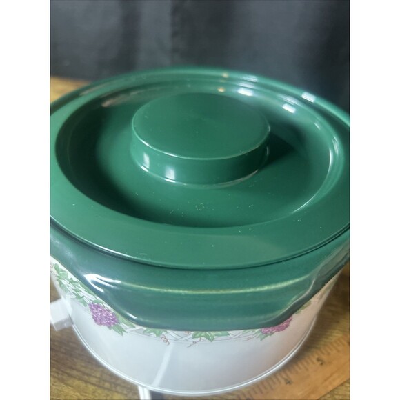 Vtg RIVAL Crock Ette MINI SLOW COOKER POT 1 Quart Purple Grapes 3205 Made in USA - Picture 13 of 16
